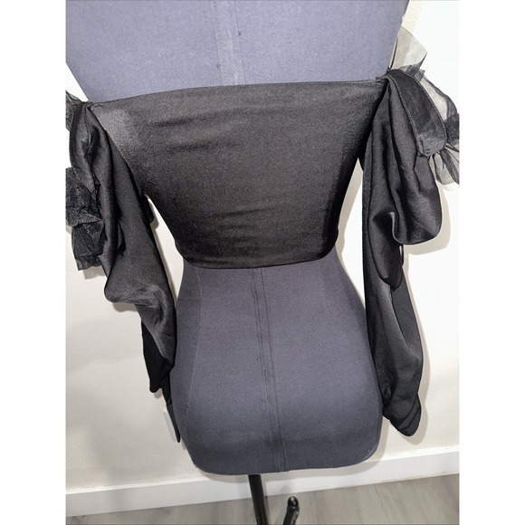 Mable Corset Tie Front Top Top Ballon Long Sleeve Size S - Picture 5 of 10